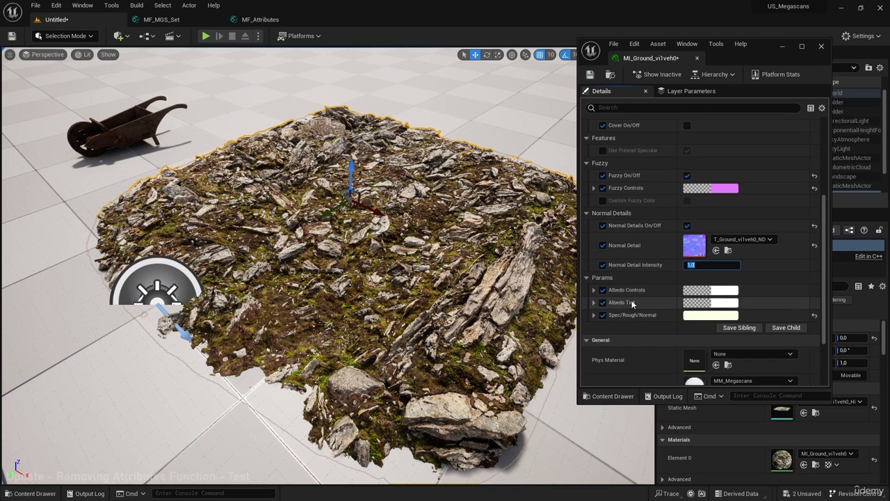 Unreal Shader Megascans Assets