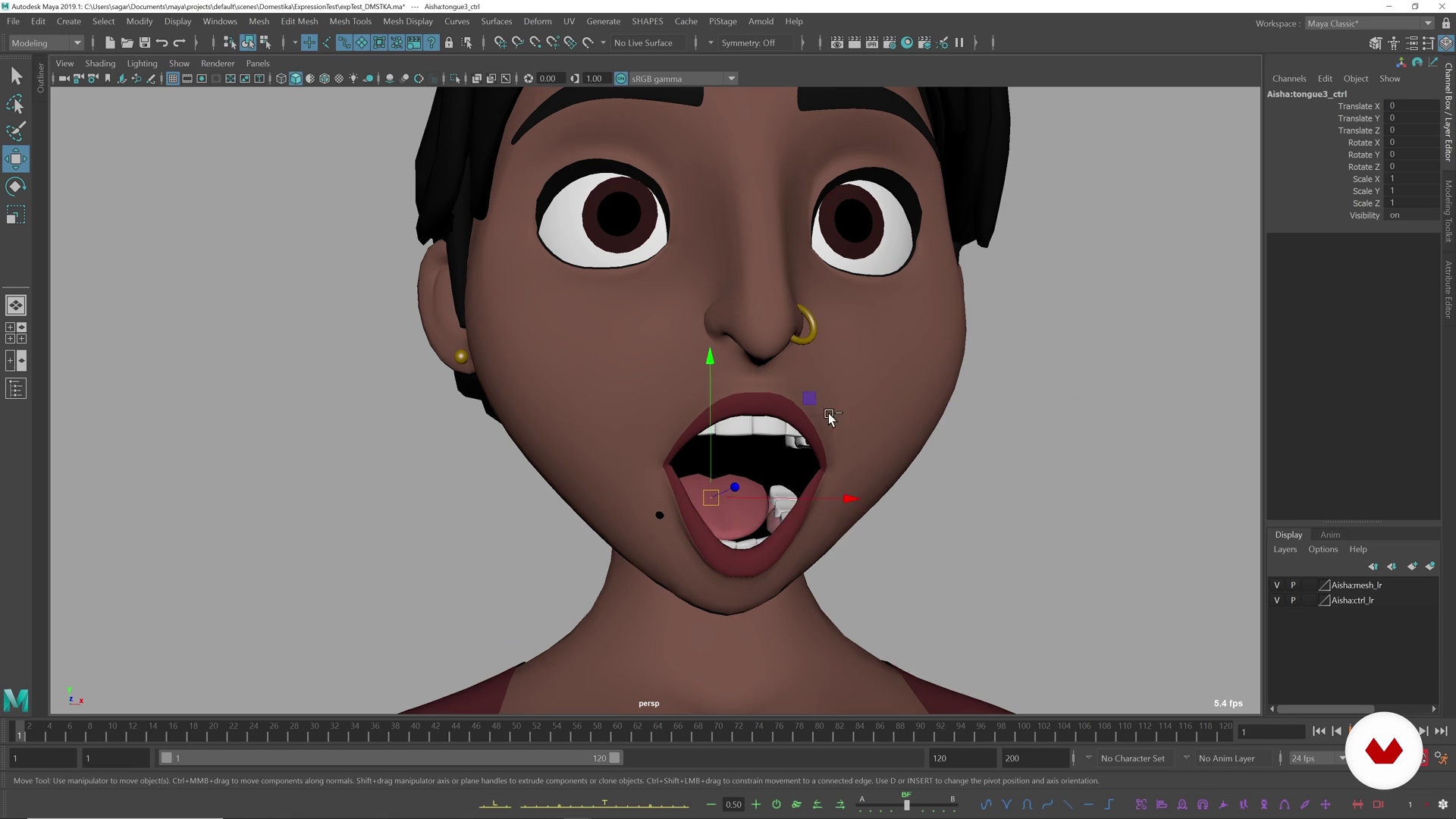 Character Animation and Expression with Maya