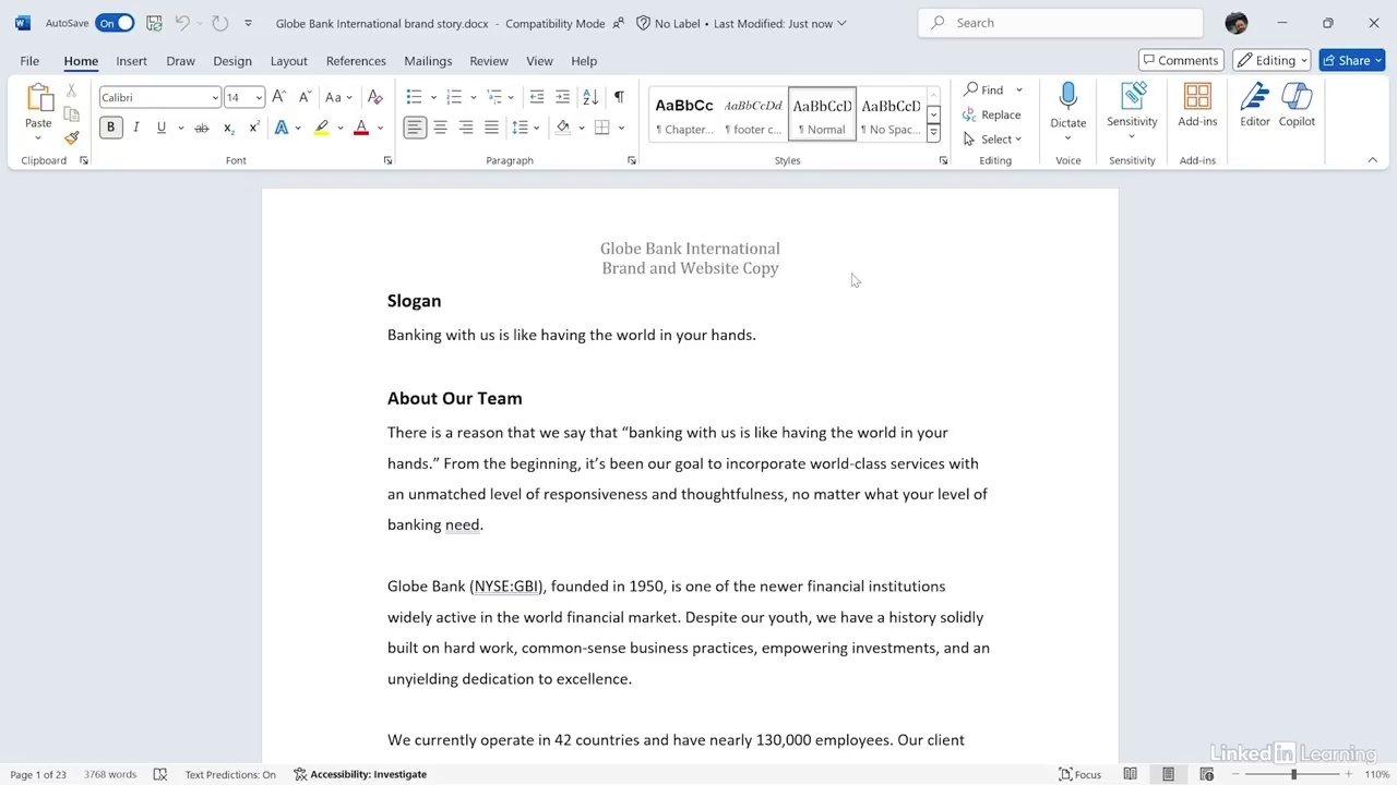 Learning Microsoft 365 Copilot and Business Chat