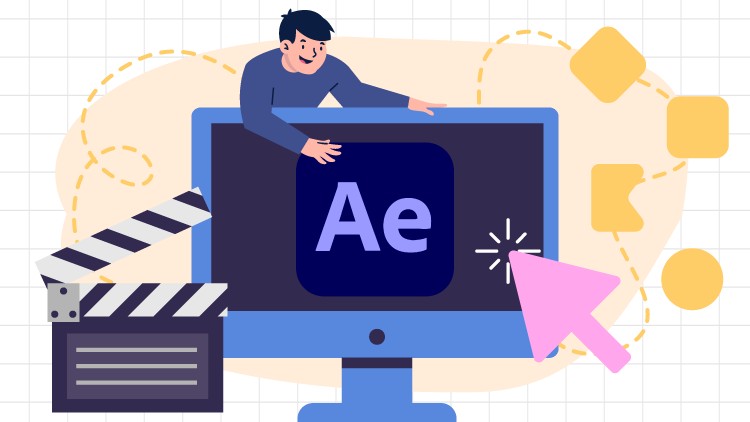 After Effects 2D motion graphics for Beginner – Intermediate