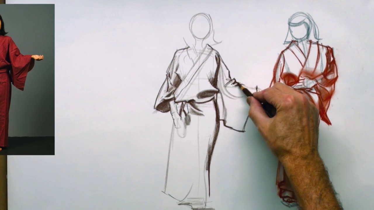 How to Draw Costumed Figure