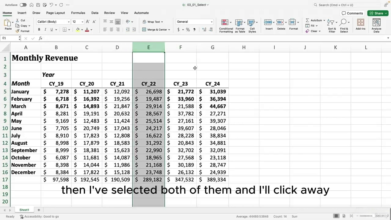Microsoft Excel for MAC Ultimate Training Course 2024
