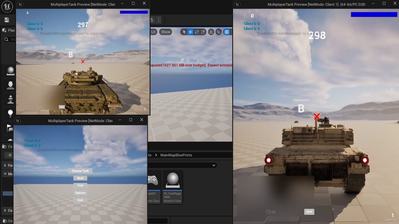Unreal Engine 5 Multiplayer Tank Game Blueprints Course
