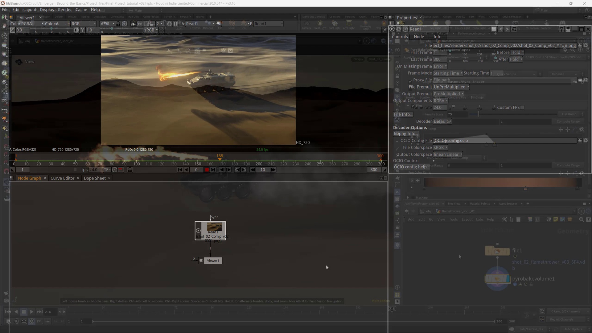 EmberGen and Houdini Advanced Techniques for Real Time VFX