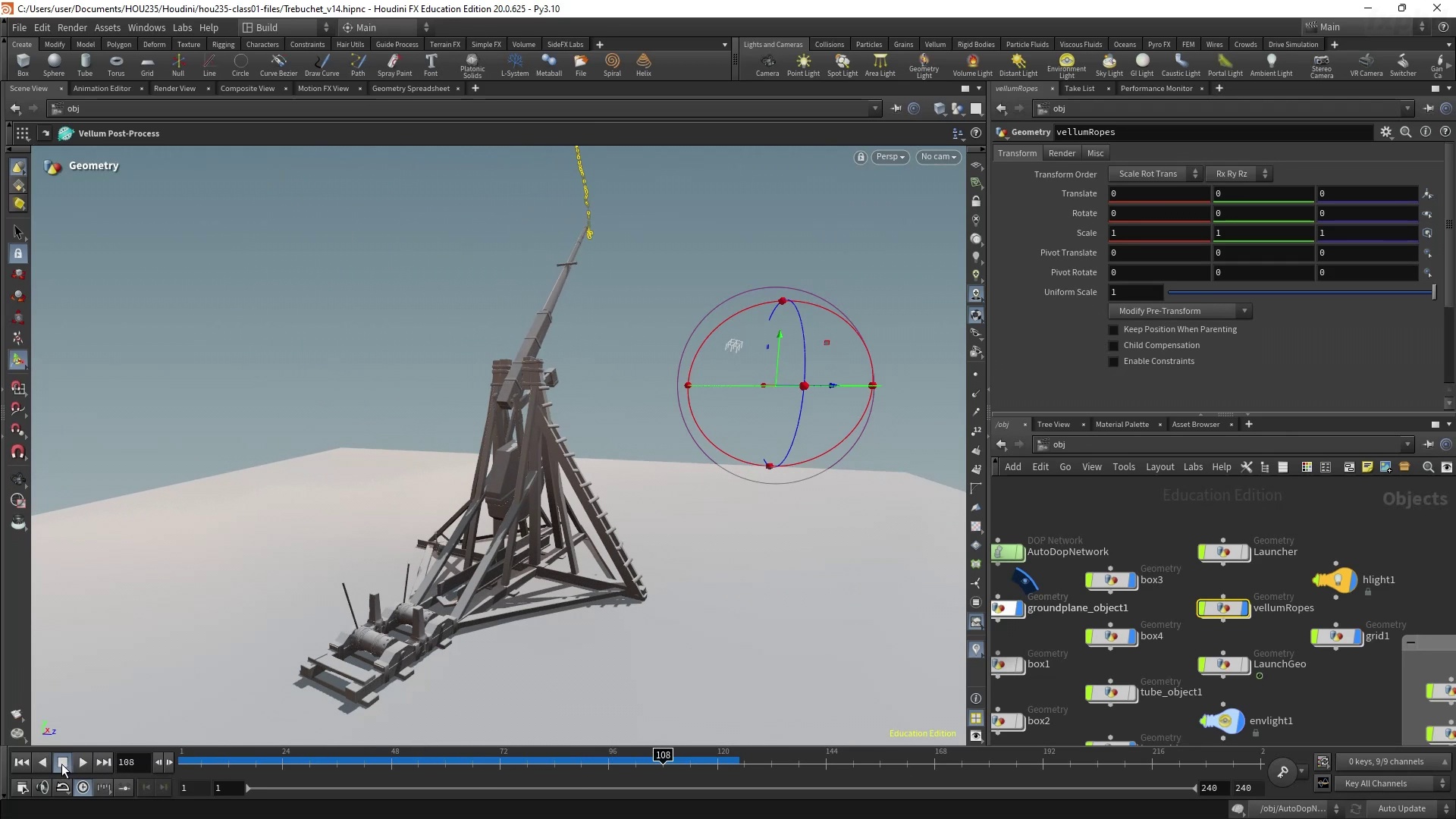 HOU235 – Houdini Vellum Workflow on The Battle for Bazoches