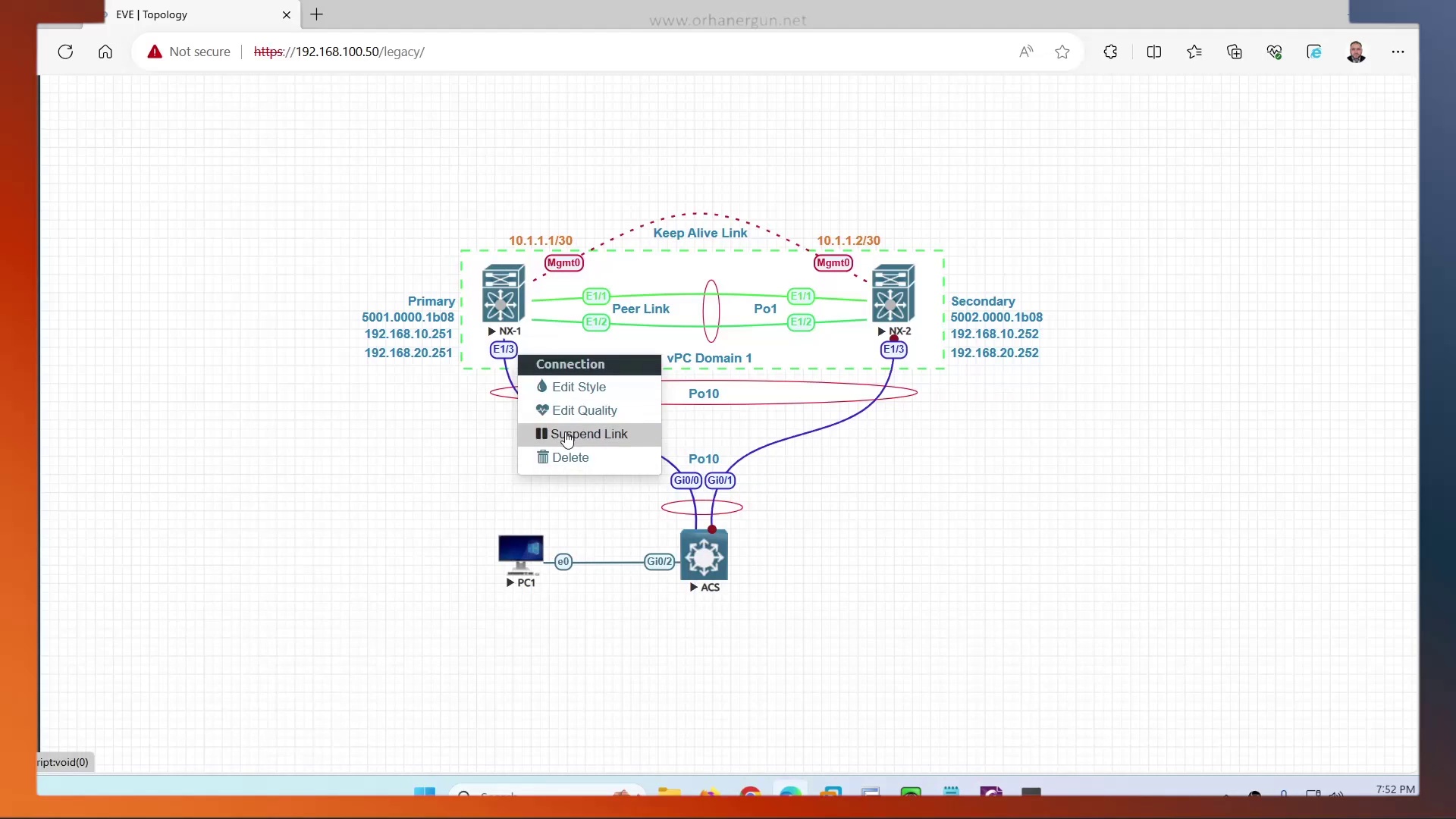 Cisco Nexus vPC (Virtual Port Channel)