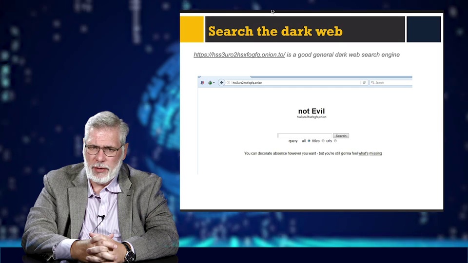 Dark Web Forensics (DWA)