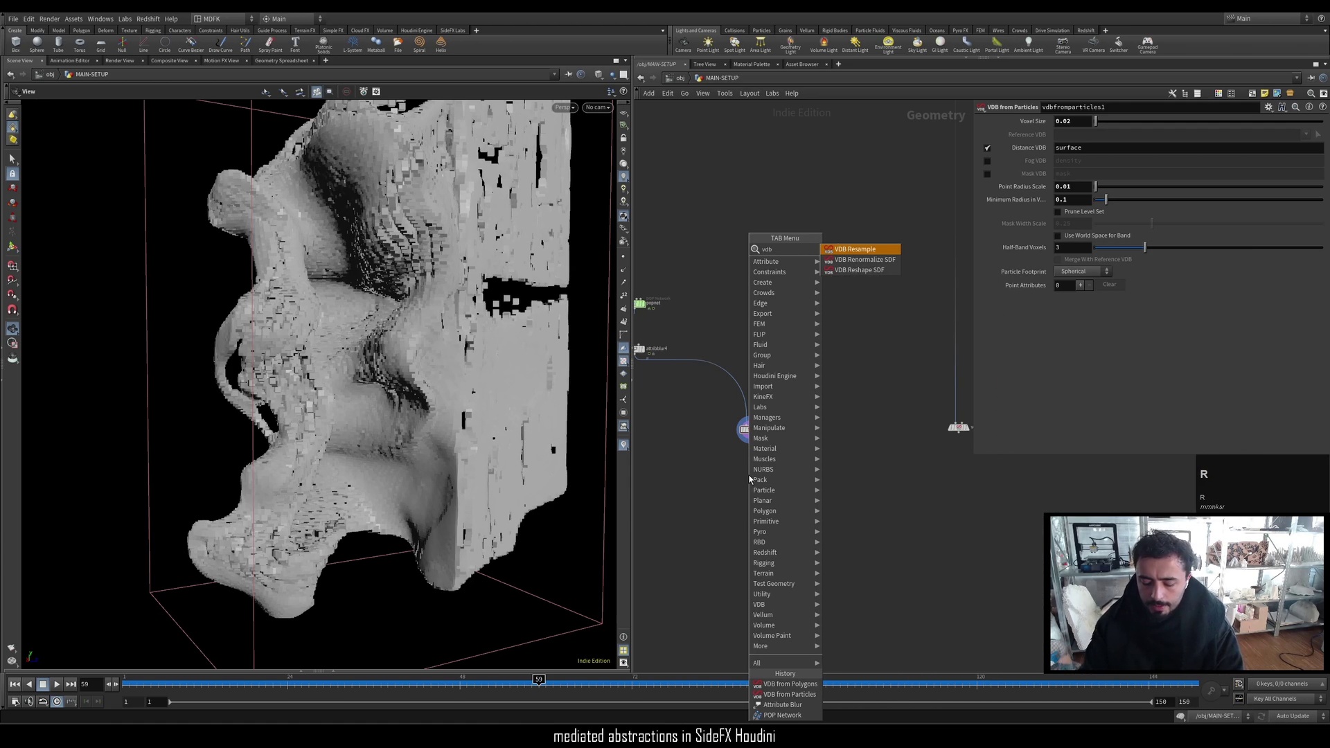 Mediated Abstractions in SideFX Houdini