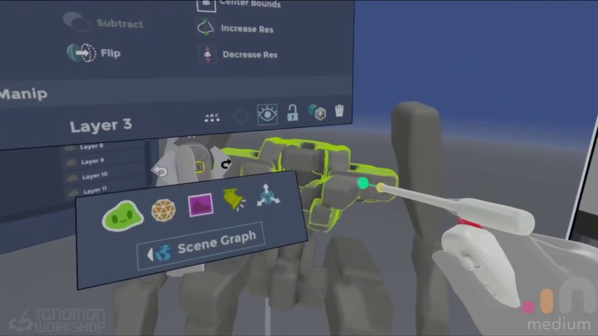 Designing Mechs in VR Using Medium A Workflow Built for Speed & Flexibility