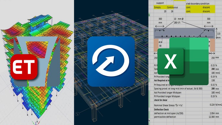 Structural Design using ETABS | RCDC using Advance Excel