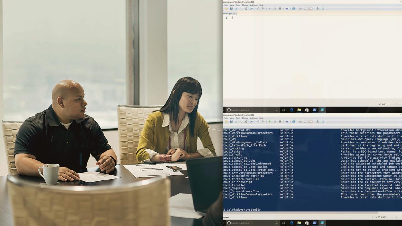 Your First Day with Windows PowerShell