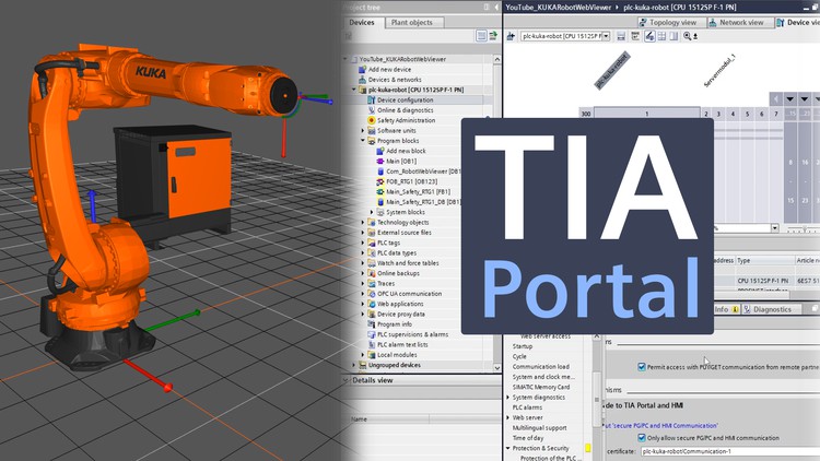 How to Make Automation System with KUKA Robot in TIA PORTAL