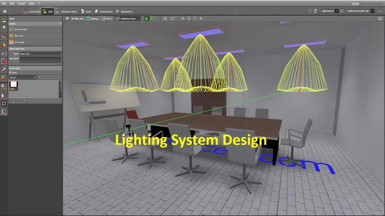Learn Shopping Mall & Office Lighting Design System