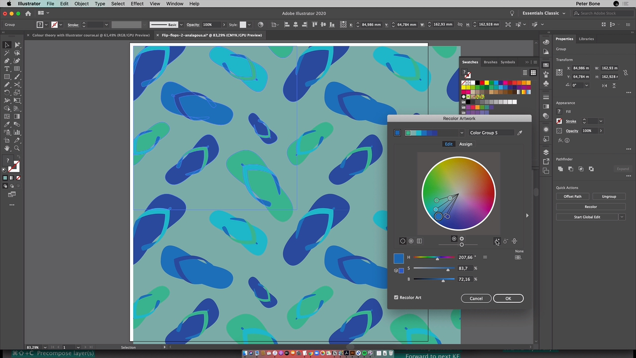 Mastering colour with Illustrator