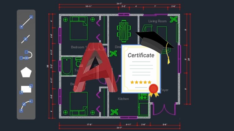 AutoCAD – Learn How to Create a 2D Floor Plan