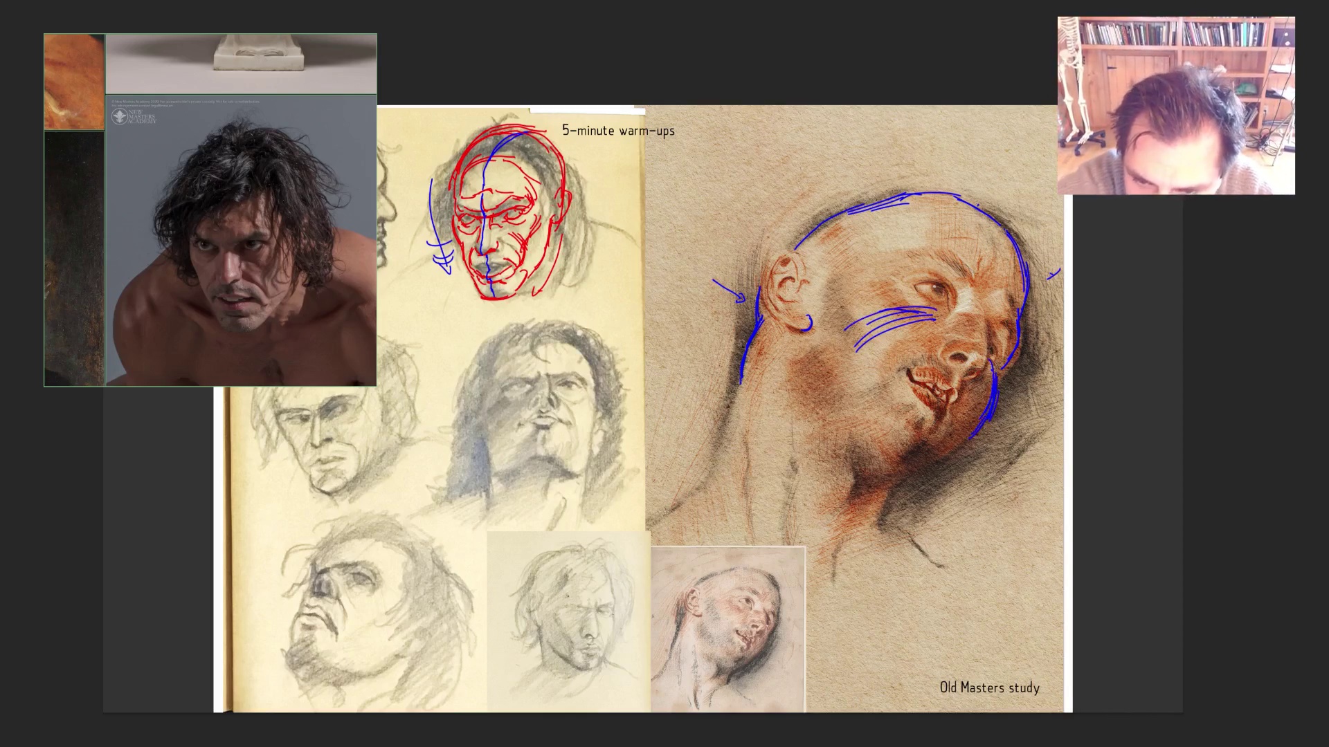 Renaissance Head Drawing